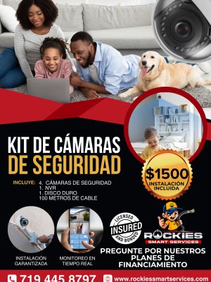 KIT DE CÁMARAS DE SEGURIDAD